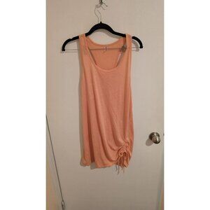 Decree Tank Top Swim Cover UP Womens Medium Beach Vacation Orange Coastalcore